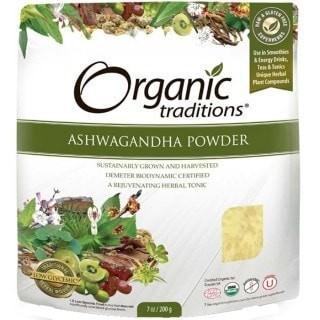 Poudre de Racince d'Ashwagandha -Organic Traditions -Gagné en Santé