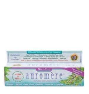 Auromere - ayurvedic mint free toothpaste 75 ml