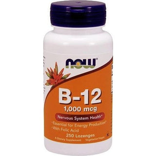 B-12 + Acide Folique -NOW -Gagné en Santé