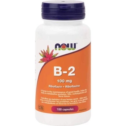 B-2 100mg -NOW -Gagné en Santé
