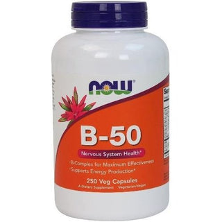 B-50 | Mélange des vitamines B -NOW -Gagné en Santé