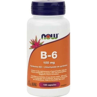B-6 100 mg -NOW -Gagné en Santé