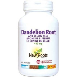 New roots - dandelion root and celery seed 100 vcaps