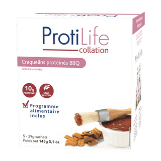 Protilife - protein crisps bbq 5 pouches