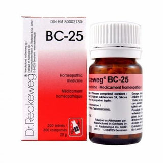 Dr. reckeweg - bc-25 20g - 200 tabs