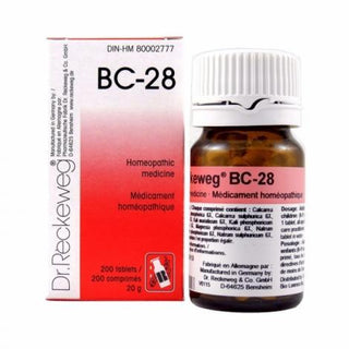 Dr. reckeweg - bc-28 20g - 200 tabs