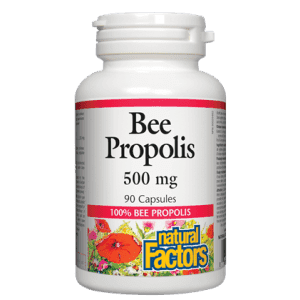 Natural factors Bee Propolis, 120 vegetable capsules
