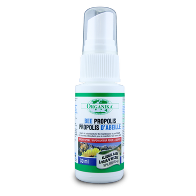 Bee Propolis Throat Spray - Alcohol Base - Organika - Win in Health