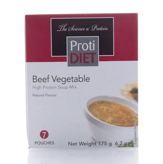 Proti diet – beef and vegetable high protein soup mix