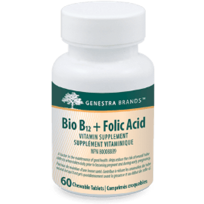 Bio B12 + Acides Folique -Genestra -Gagné en Santé