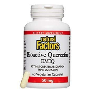 Natural factors - quercetin bioactive emiq 50mg - 60 vcaps