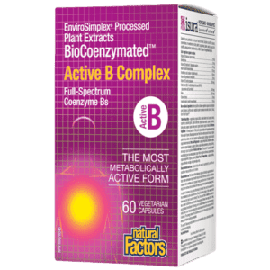 Natural factors Active B Complex, 60 vegetarian capsules