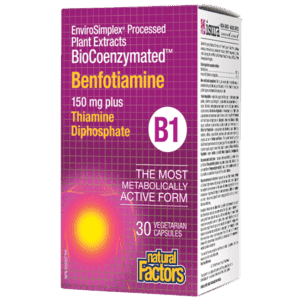 Natural factors - biocoenz. benfotiamine - 30 vcaps
