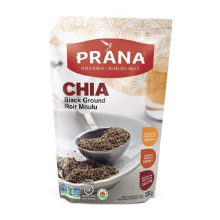 Prana - organic ground black chia seeds - 200g