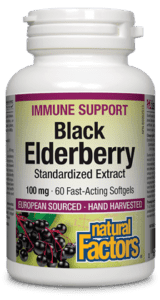 Natural factors - black elderberry 100 mg · standardized extract