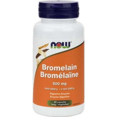 Bromeline 500 mg -NOW -Gagné en Santé