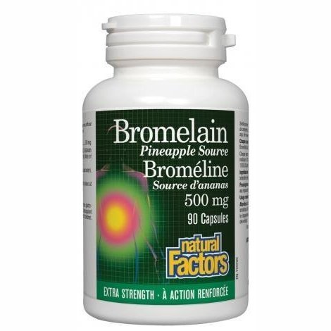 Bromeline Extra Fort -Natural Factors -Gagné en Santé