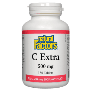 Natural factors - c extra 500 mg plus 500 mg bioflavonoids