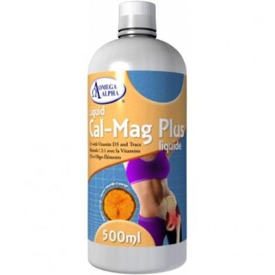 Cal-Mag Plus Liquide -Omega Alpha -Gagné en Santé