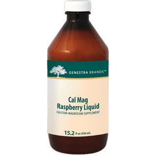 genestra - liquid cal mag / raspberry - 450 ml