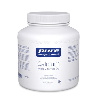 Pure encaps - calcium with vitamin d3 - 180 caps