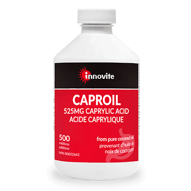 Caproil liquide - 525 mg acide caprylique -Innovite Health -Gagné en Santé