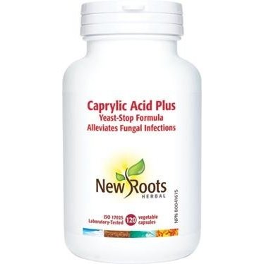 Acide Caprylique Plus -New Roots Herbal -Gagné en Santé