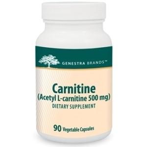 Genestra - carnitine acetyl l-carnitine 500 mg 90caps