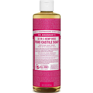 Castile Soap Liquid - Rose - Dr. Bronner's - Win in Health