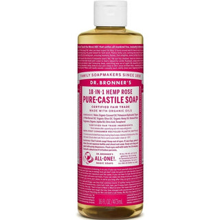 Savon Liquide Castile - Rose -Dr. Bronner's -Gagné en Santé