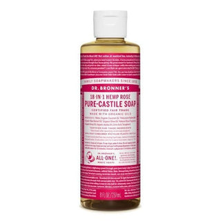 Savon Liquide Castile - Rose -Dr. Bronner's -Gagné en Santé