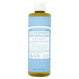 Dr. bronner's - pure castile soap liquid/baby unscented