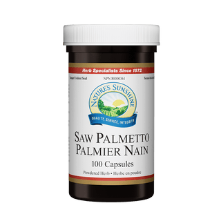 Nature's sunshine - saw palmetto - 100 caps