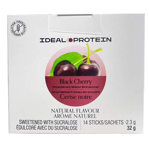 Ideal protein - black cherry powdered water enhancer 14 packets
