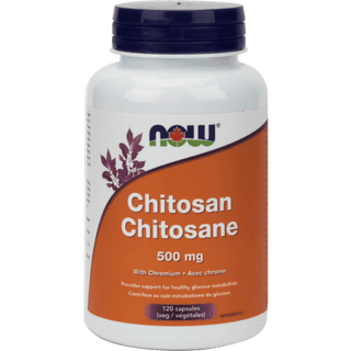 Now - chitosan and chromium - 120 vcaps