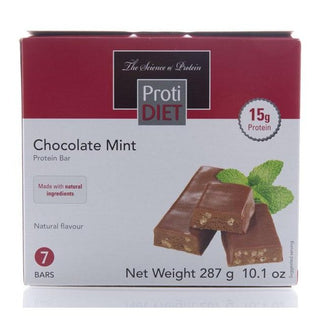 Barre Protéinée Chocolat a la Menthe -Proti diet -Gagné en Santé