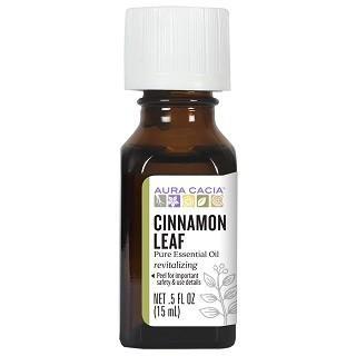 Cinnamon Leaf Essential Oil - Aura Cacia - Win in Health