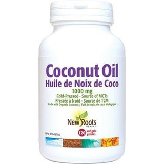 New roots - organic coconut oil 1000mg - 120 sgels