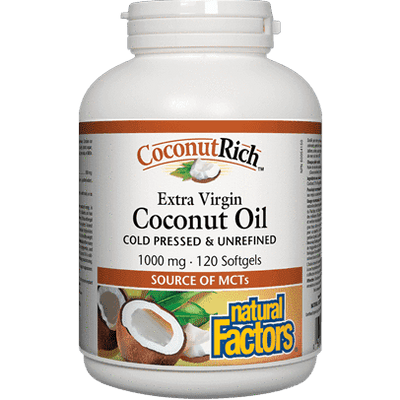 CoconutRich -Natural Factors -Gagné en Santé