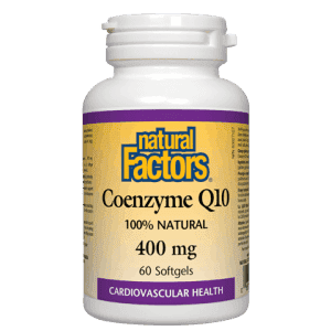Coenzyme Q10 400 mg -Natural Factors -Gagné en Santé