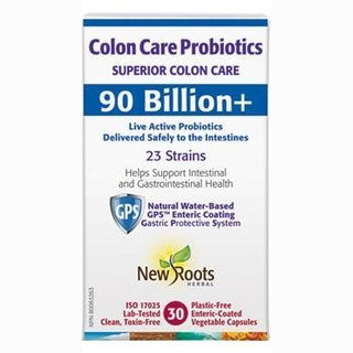 New roots - colon care probiotic 90b+ 30 vcaps