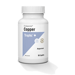 Trophic - chelazome copper bisglycinate - 90 caplets
