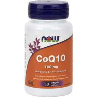 CoQ10 100 mg + lécith/ Vit E -NOW -Gagné en Santé