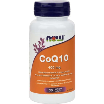 CoQ10 400 mg + puissance la plus élevée -NOW -Gagné en Santé