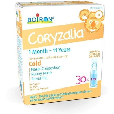 Coryzalia - Cold & Congestion - Boiron - Win in Health