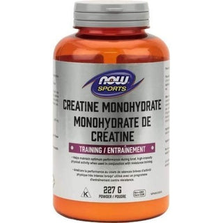 Monohydrate créatine en poudre -NOW -Gagné en Santé