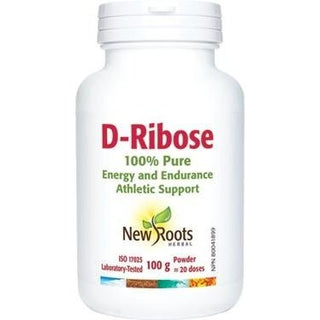 D-Ribose 100% Pur -New Roots Herbal -Gagné en Santé