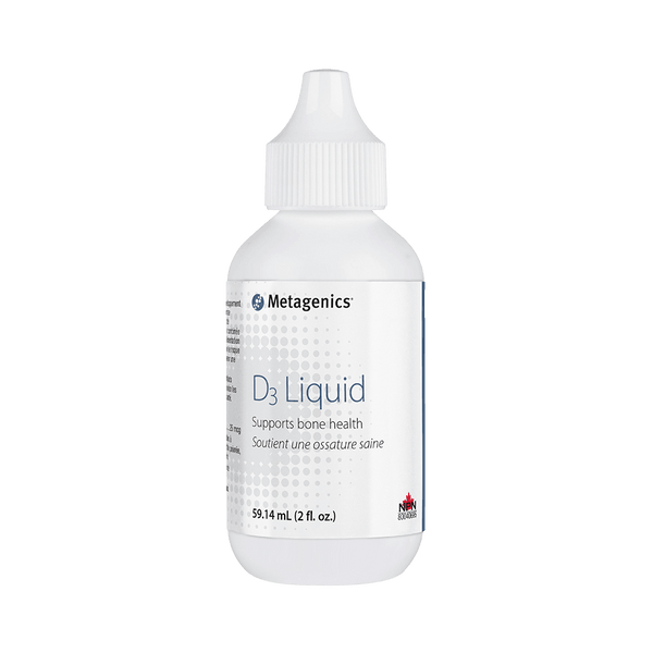 Metagenics D3 Liquid, 1,000 IU/drop · 59.14 ml