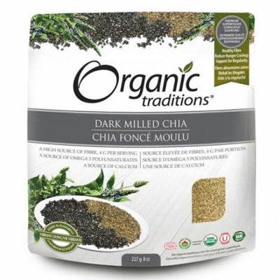 Dark Chia Seeds - Organic Traditions - Win in Health