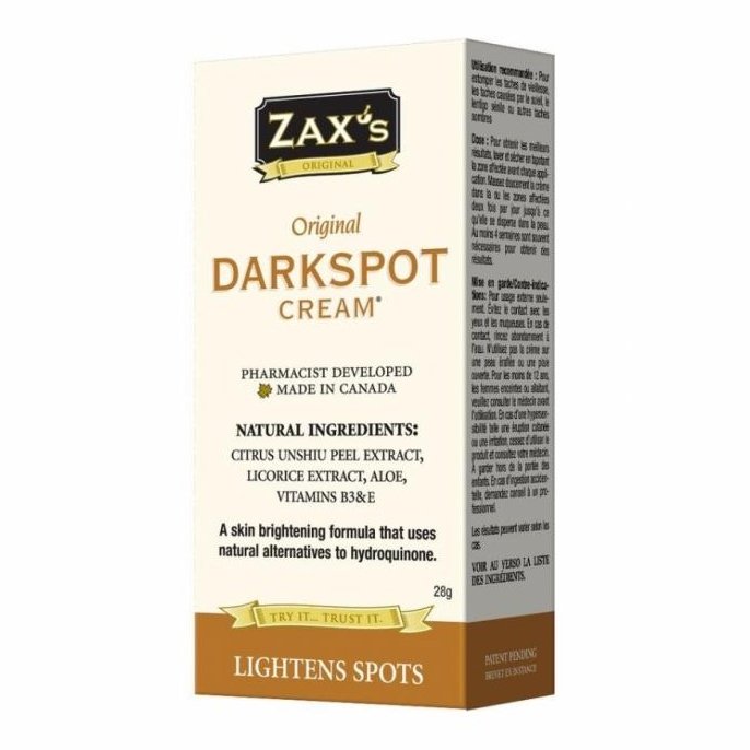 Crème pour les taches sombres -Zax's Original -Gagné en Santé